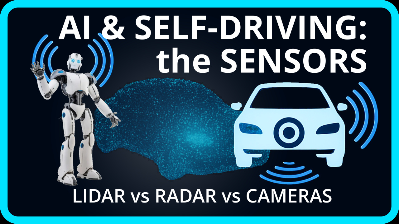 AI + Self-Driving Car Sensors Explained: LIDAR vs Radar, Cameras & Ultrasonic.