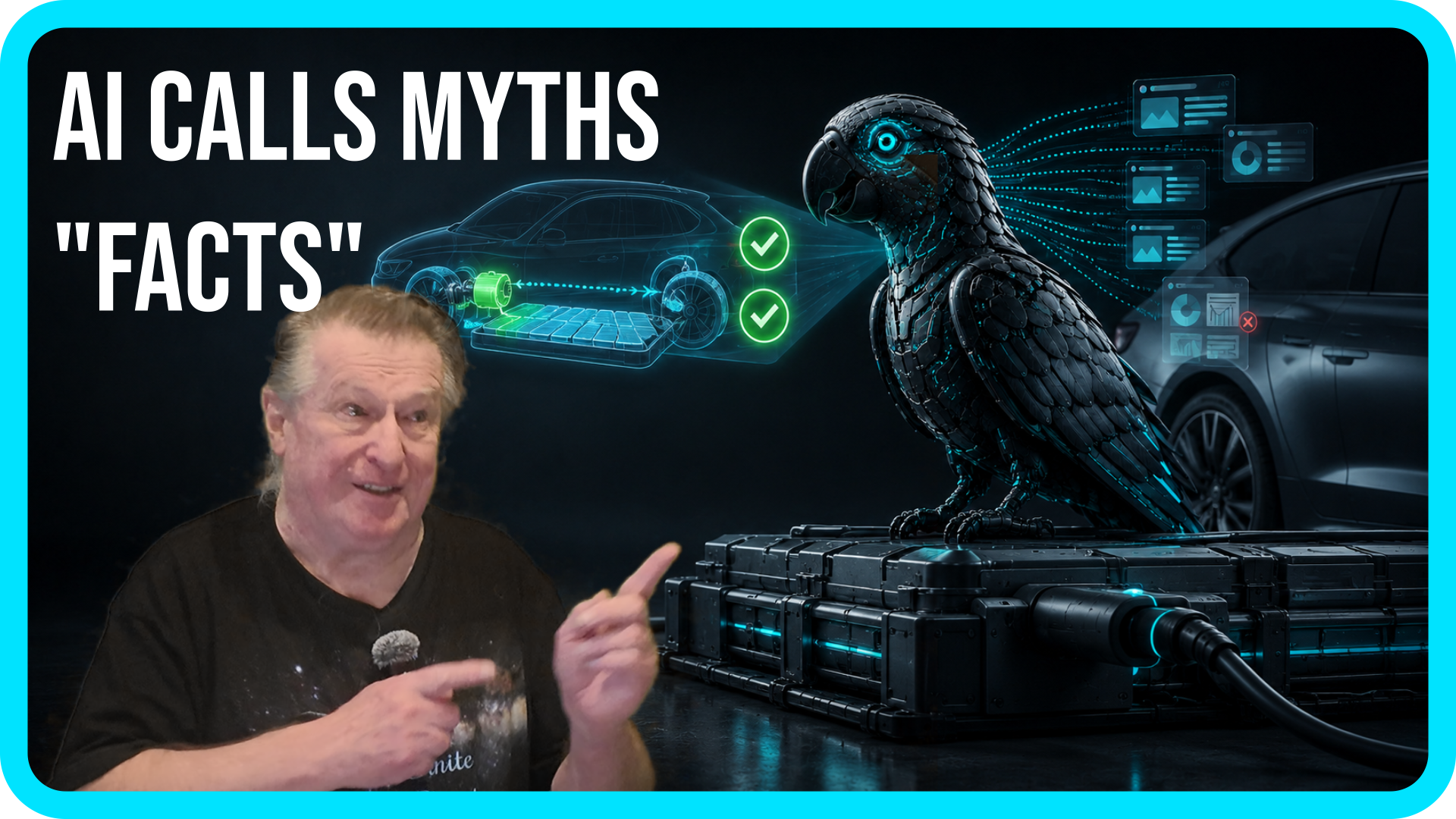 AI parrots EV misinformation: Regen Myths and “Only charges the battery”.